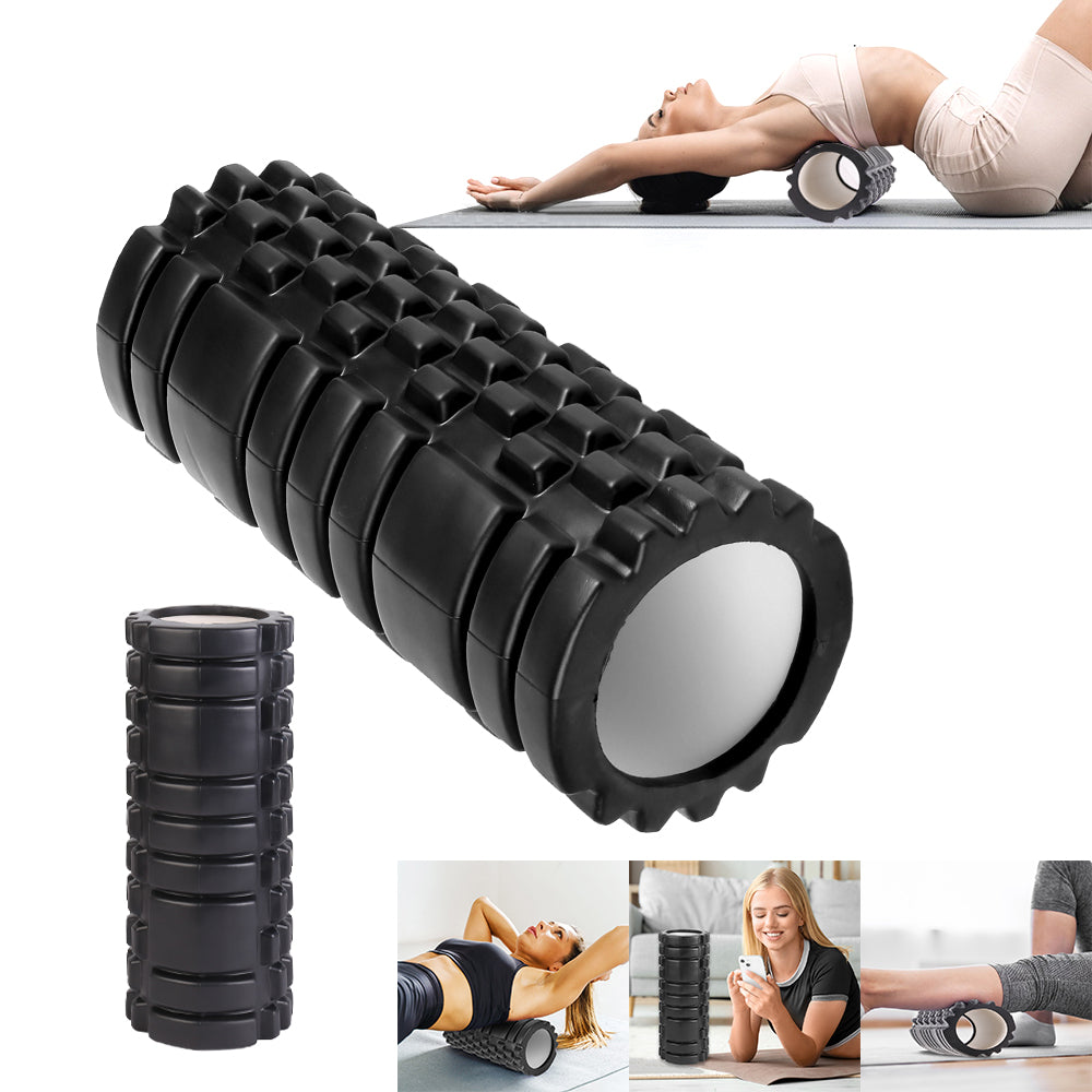 Foam Fitness Roller Deep Tissue Massage Roller Muscle Trigger Point Massager for Sore Muscles Recovery Luxe By Sarah