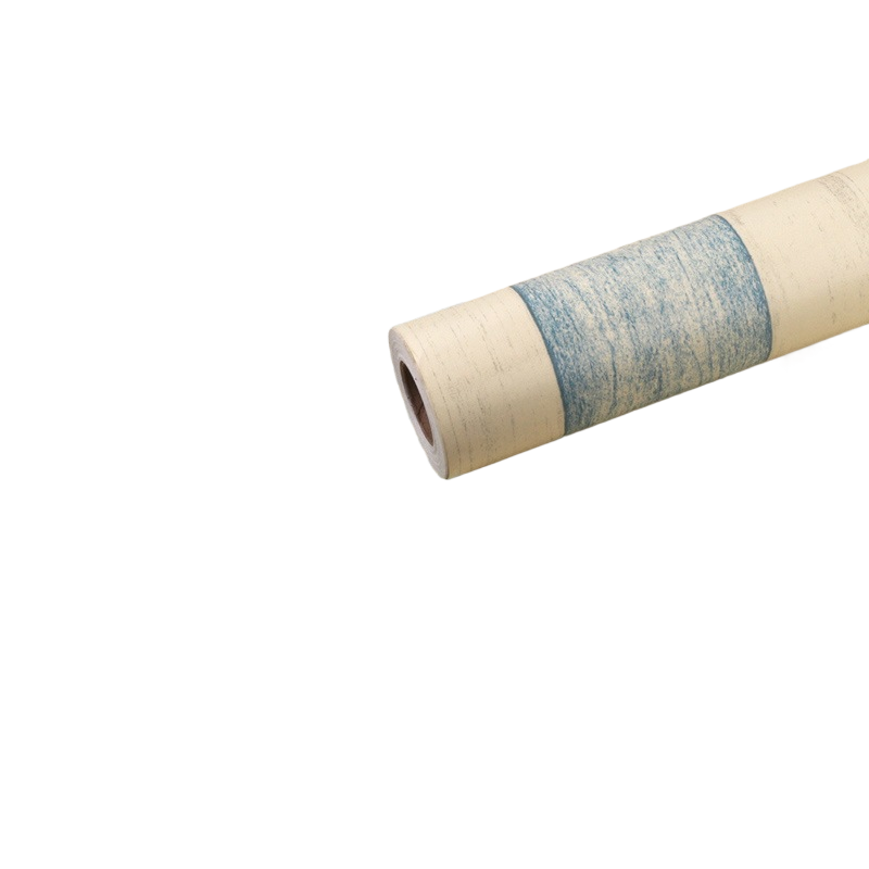 Self-adhesive wood grain striped wallpaper