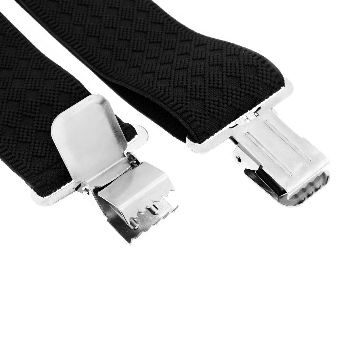 Adjustable Grid Plain Mens Braces Suspenders Heavy Duty Trouser Elastic UK 50mm