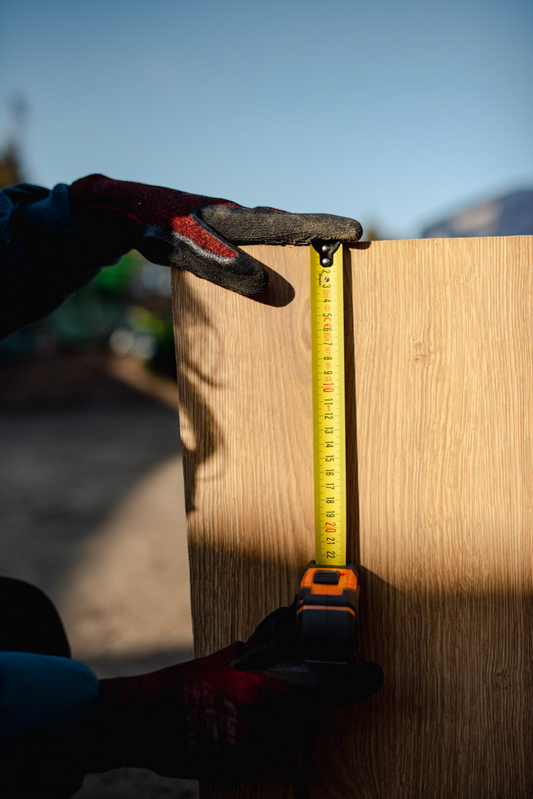 Snap Tape Measure 25mm Wide with Belt Clip (5m-10m)