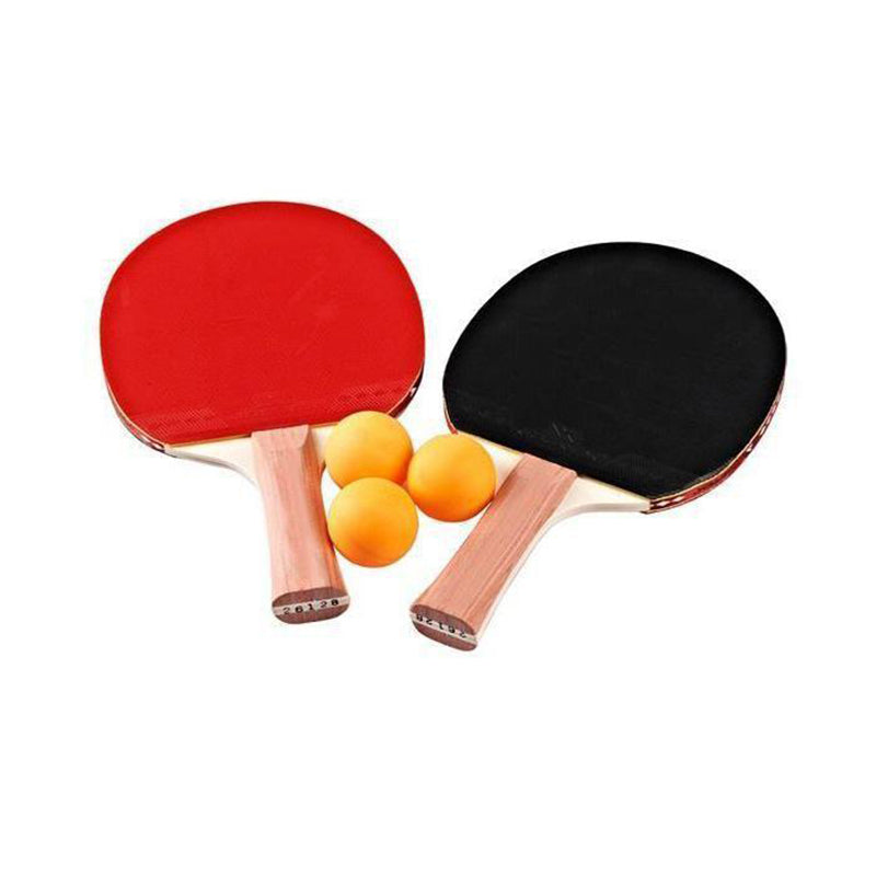 Table Tennis Bats Pingpong Racket Set with 2 Bats and 3 Balls for Home Indoor or Outdoor Play Luxe By Sarah