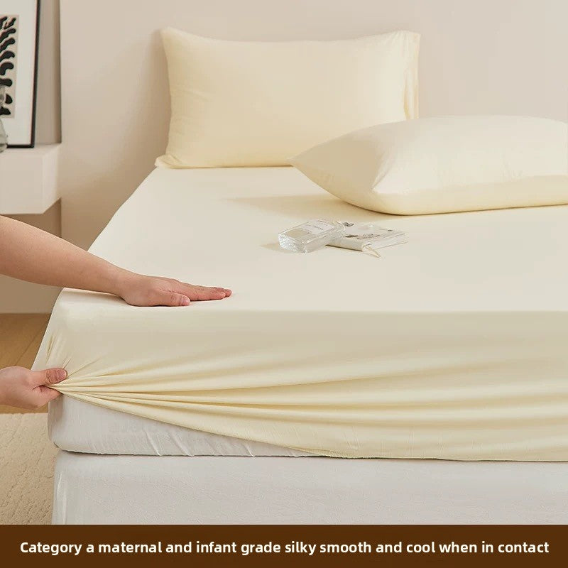 Cooling Nylon Fitted Sheet Bedding Set with Pillowcases