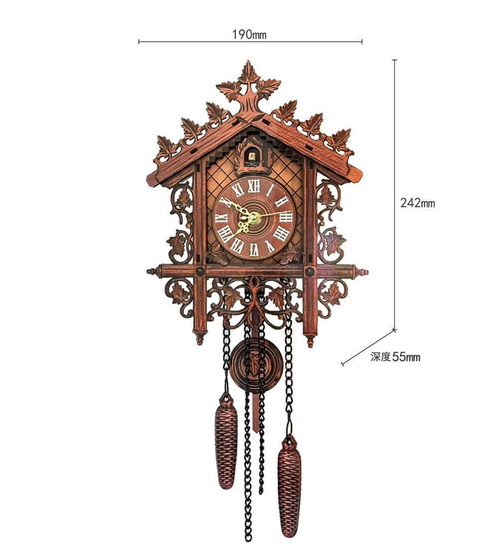 Cuckoo Wall Clock Cross-border Hot Selling Cuckoo Clock Home Decoration