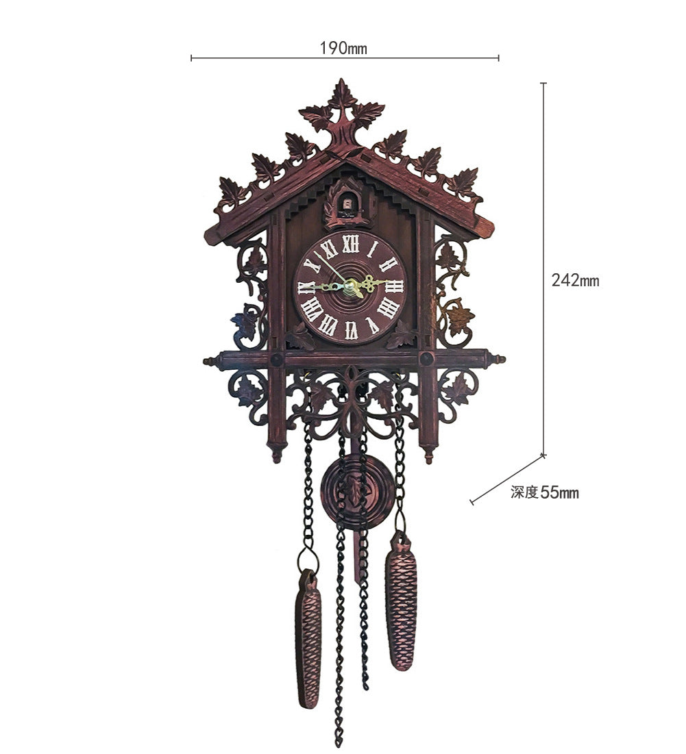 Cuckoo Wall Clock Cross-border Hot Selling Cuckoo Clock Home Decoration