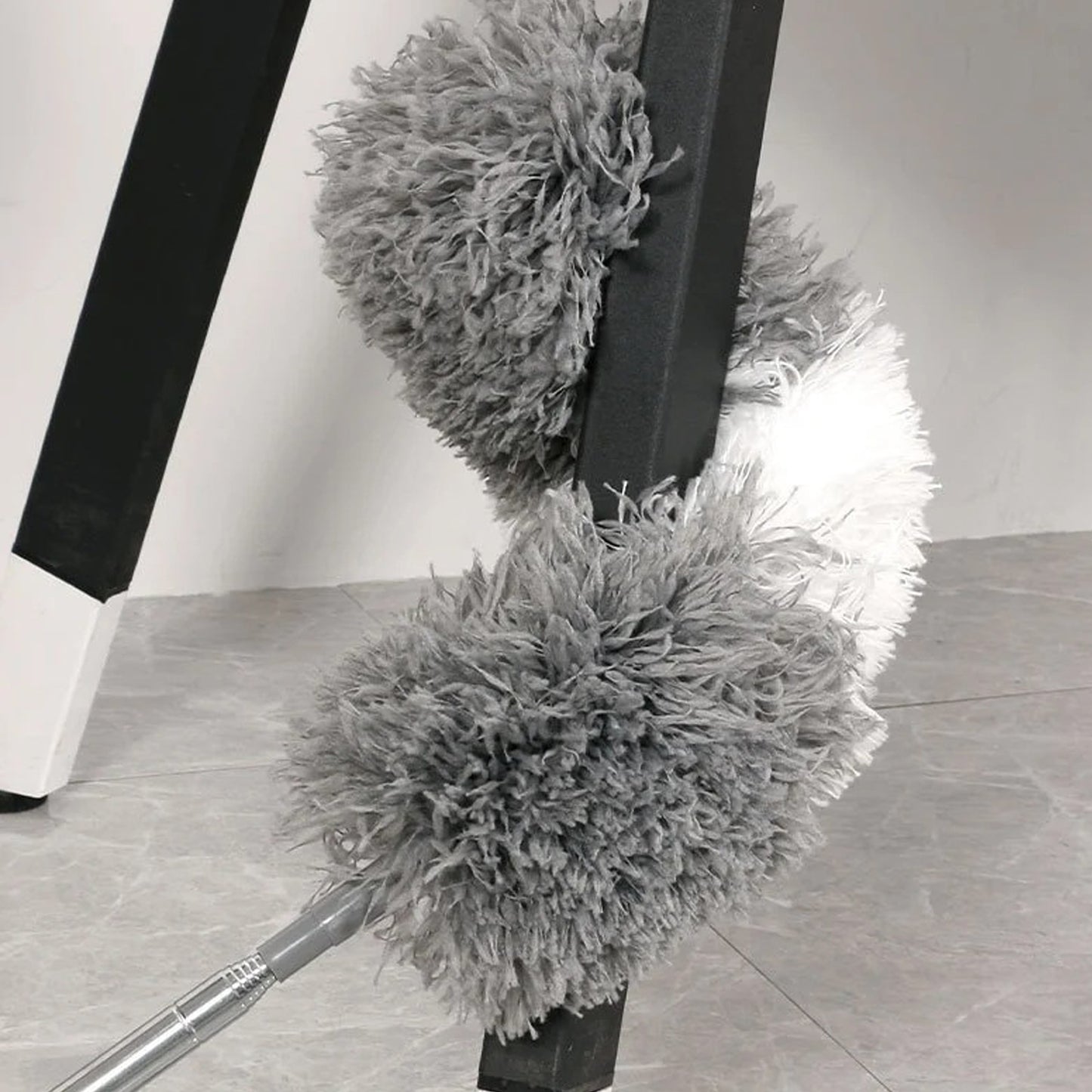 Duster Long Extendable Feather  Duster Magic Cobweb Duster Brush - Grey - Luxe By Sarah
