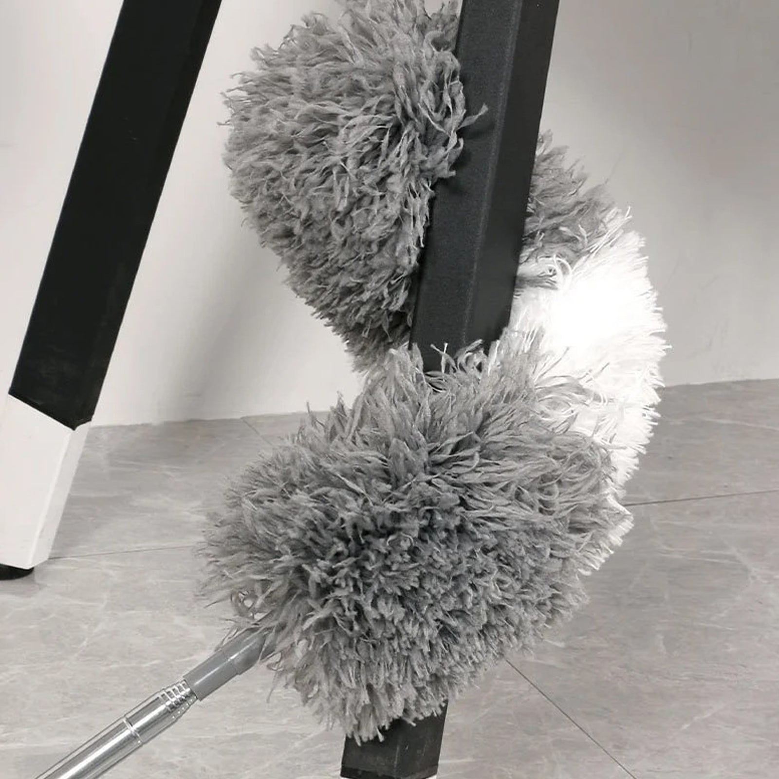Duster Long Extendable Feather  Duster Magic Cobweb Duster Brush - Grey - Luxe By Sarah