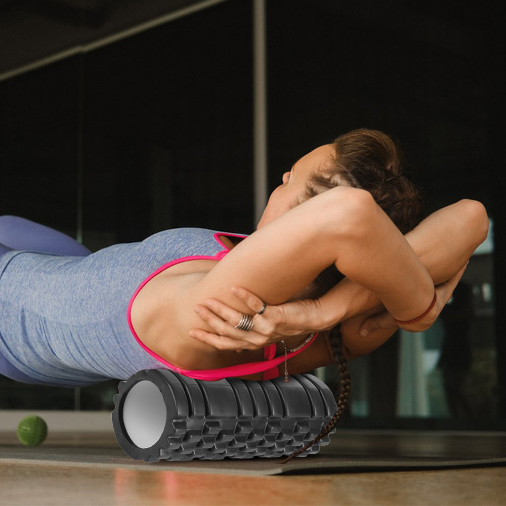 Foam Fitness Roller Deep Tissue Massage Roller Muscle Trigger Point Massager for Sore Muscles Recovery Luxe By Sarah
