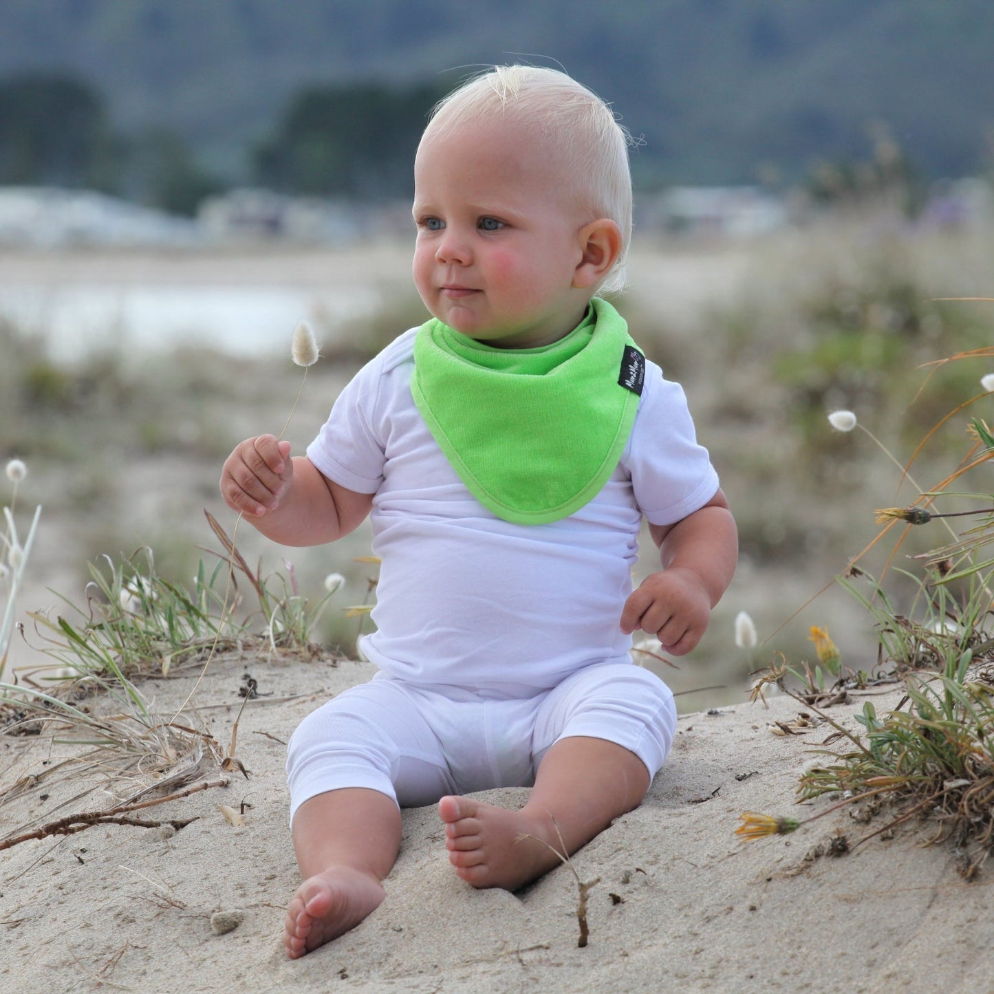 3 PACK - Mum 2 Mum Bandana Style Wonder Bibs - Red / Lime / Teal Baby&More