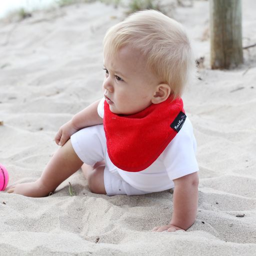 3 PACK - Mum 2 Mum Bandana Style Wonder Bibs - Red / Lime / Teal Baby&More