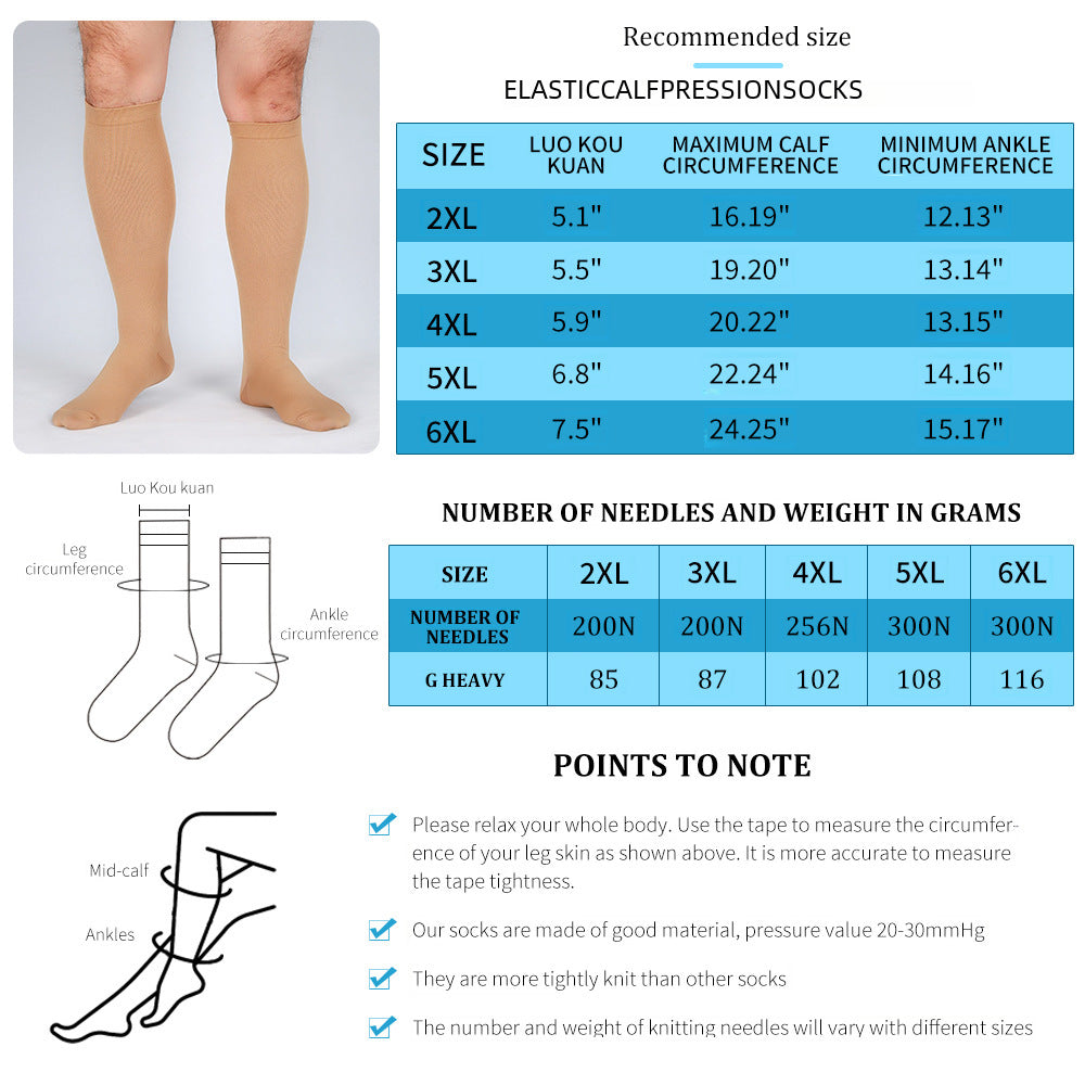 Compression stockings, sports and fitness compression socks