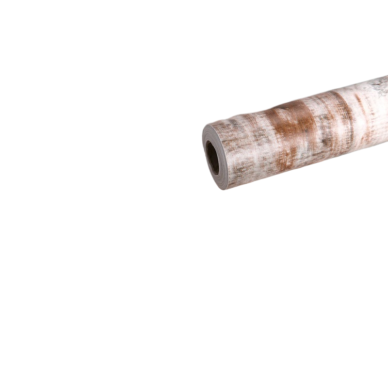 Self-adhesive wood grain striped wallpaper