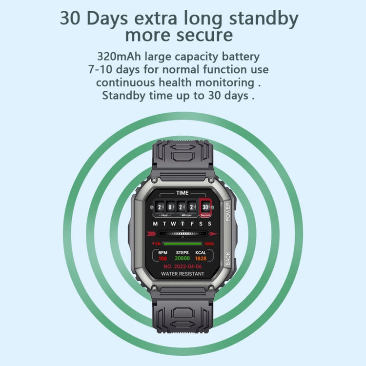 KR06 Waterproof Pedometer Sport Smart Watch, Support Heart Rate / Blood Pressure Monitoring / BT Calling Mira Sales