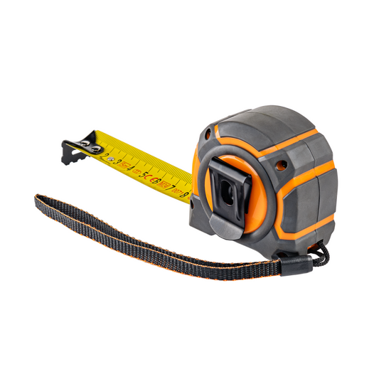 Snap Tape Measure 25mm Wide with Belt Clip (5m-10m)