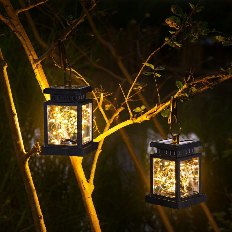 Solar Umbrella Lantern with Peg Clip Garden Decoration Light Fairy Light Stars Design - Luxe By Sarah