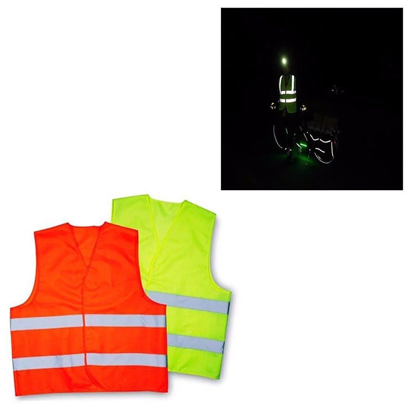 Safety Jacket ReflectiveOne Size High Visibility Reflective Security Vest for Men and Women - Random Colours - Luxe By Sarah