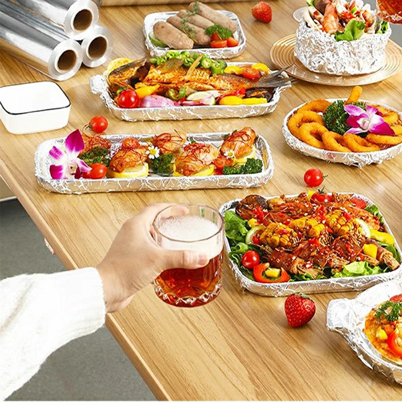 Aluminium Catering Foil Thick Foil Wrap for Baking 60m x 30cm Luxe By Sarah
