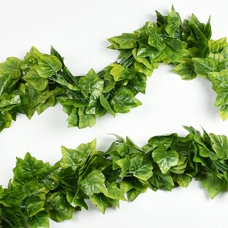 Parthenocissus Leaves Artificial Hanging Plants Faux Greenery Vines Fake Garland Luxe By Sarah