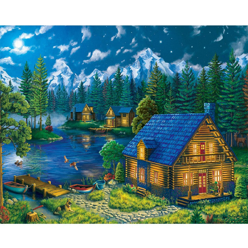 Diamond Painting Photo Custom Private Personal Custom Wedding Parents Gift - Spring Forest - Luxe By Sarah