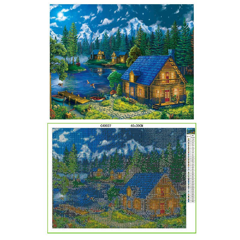 Diamond Painting Photo Custom Private Personal Custom Wedding Parents Gift - Spring Forest - Luxe By Sarah