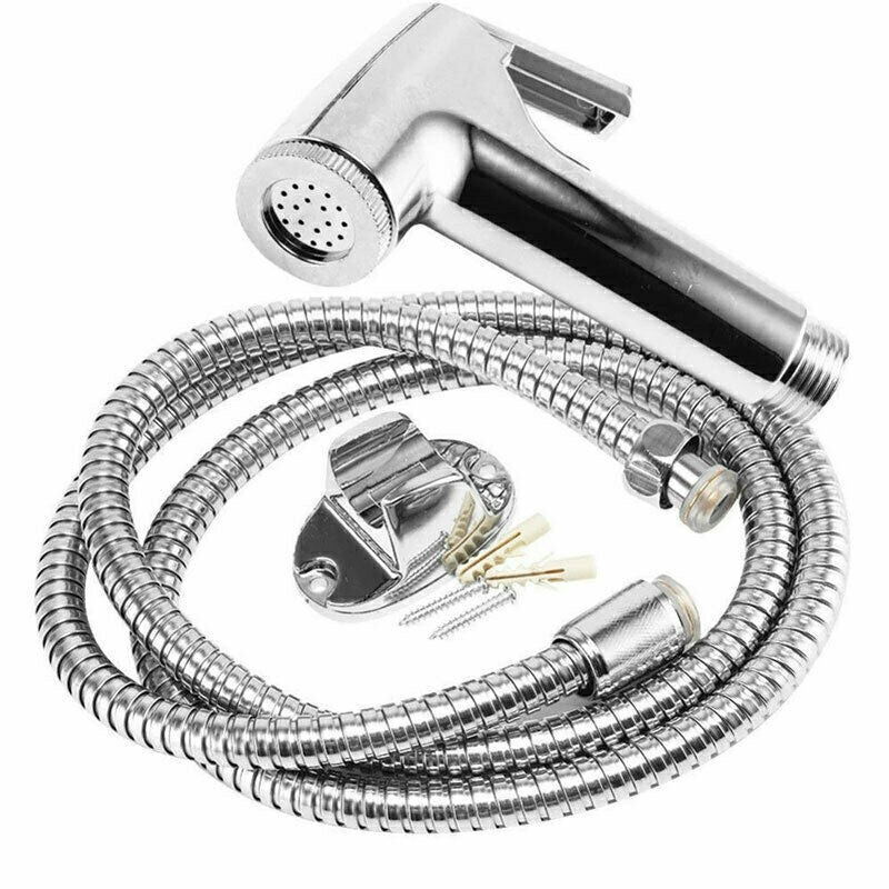 Hose Bidet Spray Tap for Toilet Hygienic and Chrome Muslim Shower Head - Luxe By Sarah