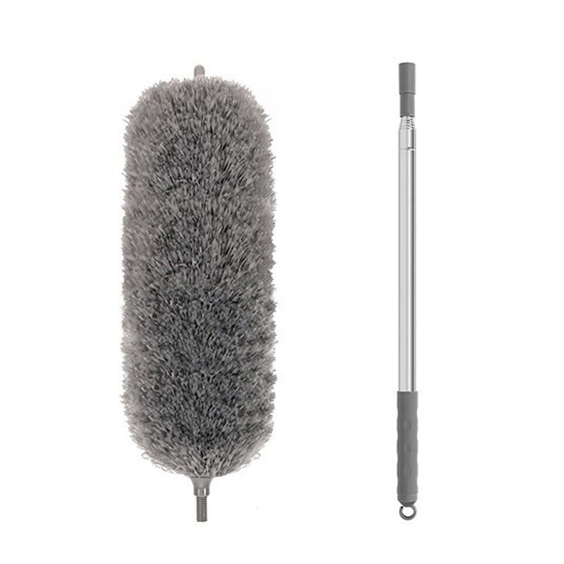 Duster Long Extendable Feather  Duster Magic Cobweb Duster Brush - Grey - Luxe By Sarah