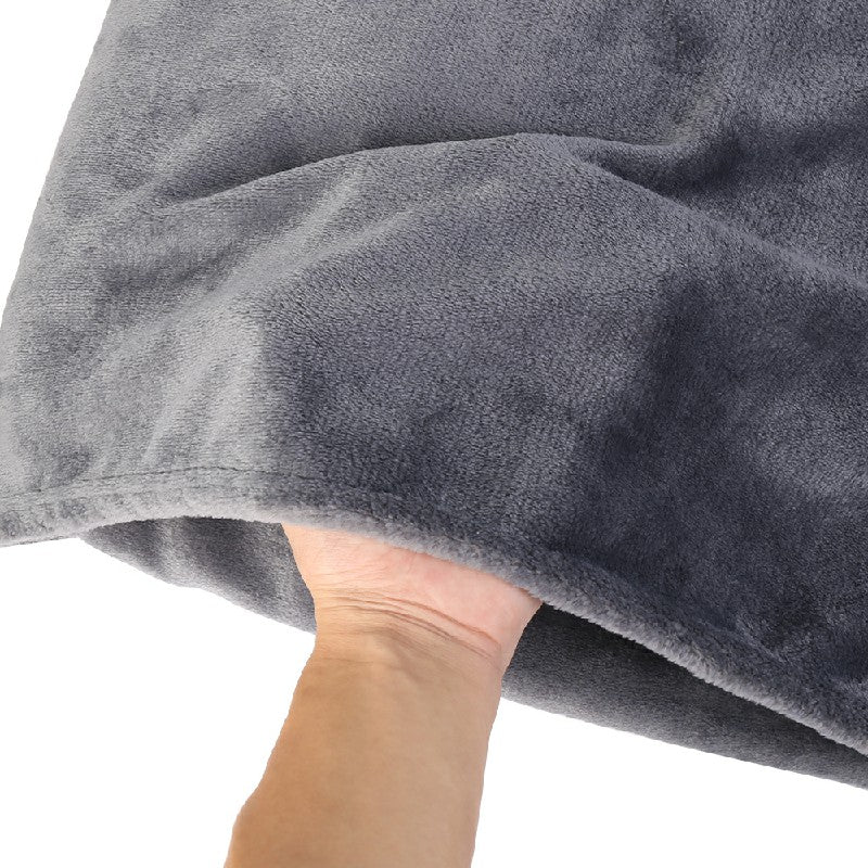 Throw Blanket Fleece Large Soft Warm Sofa Bed Throw Single Double King - Dark Grey - Luxe By Sarah