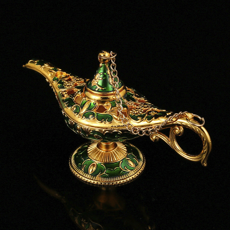 Aladdin Magic Wishing Lamp Thousand And One Nights Blessing Living Room Southeast Asian Style Crafts Ornaments