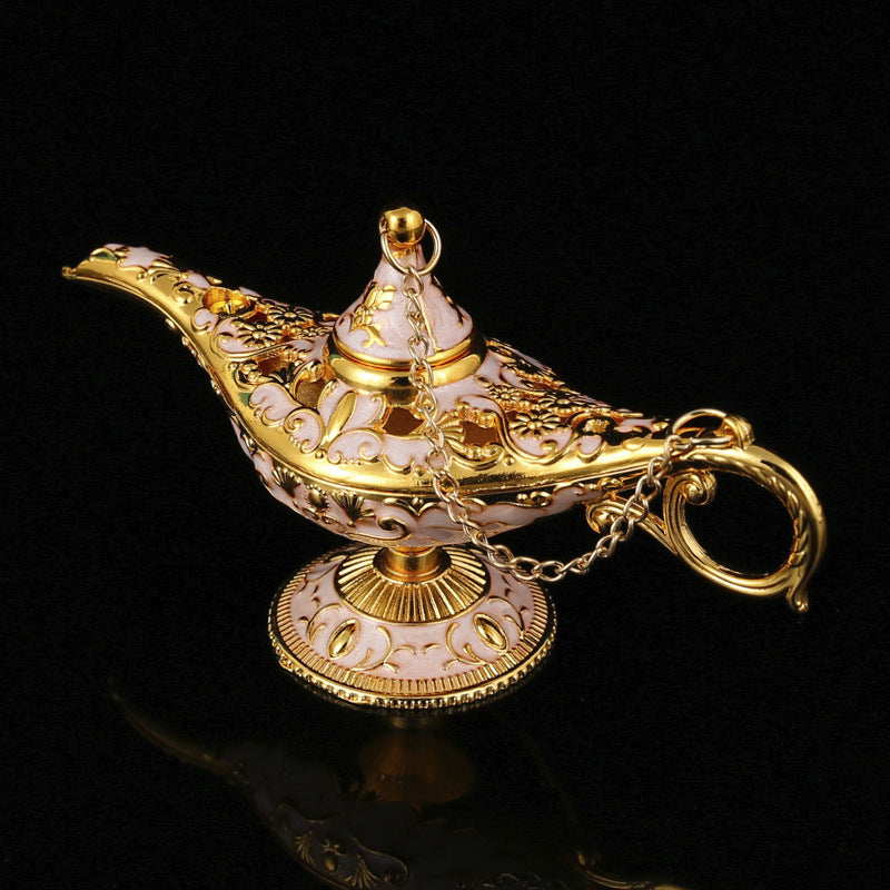 Aladdin Magic Wishing Lamp Thousand And One Nights Blessing Living Room Southeast Asian Style Crafts Ornaments