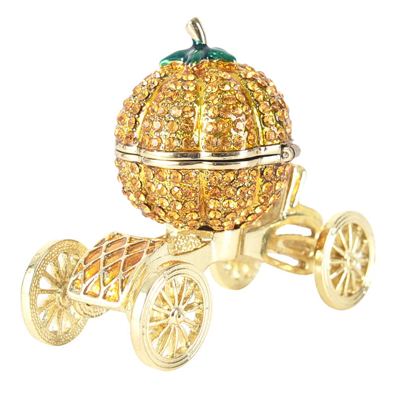 Pumpkin Car Jewelry Storage Box Decoration