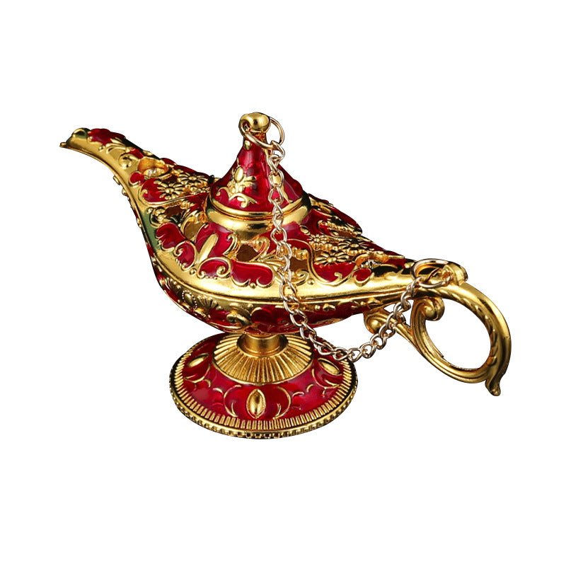 Aladdin Magic Wishing Lamp Thousand And One Nights Blessing Living Room Southeast Asian Style Crafts Ornaments