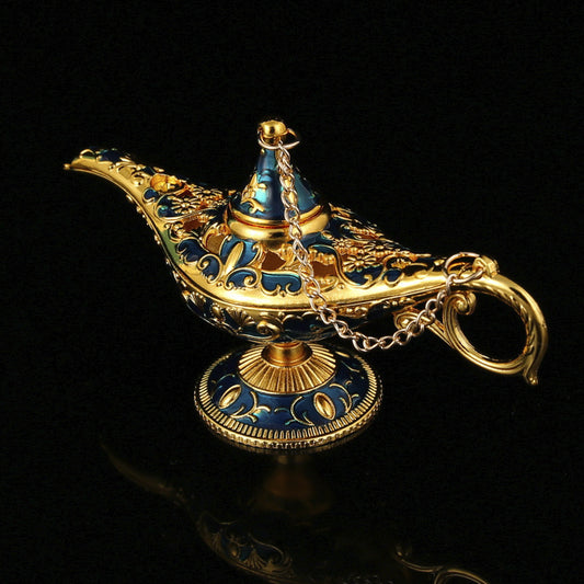 Aladdin Magic Wishing Lamp Thousand And One Nights Blessing Living Room Southeast Asian Style Crafts Ornaments