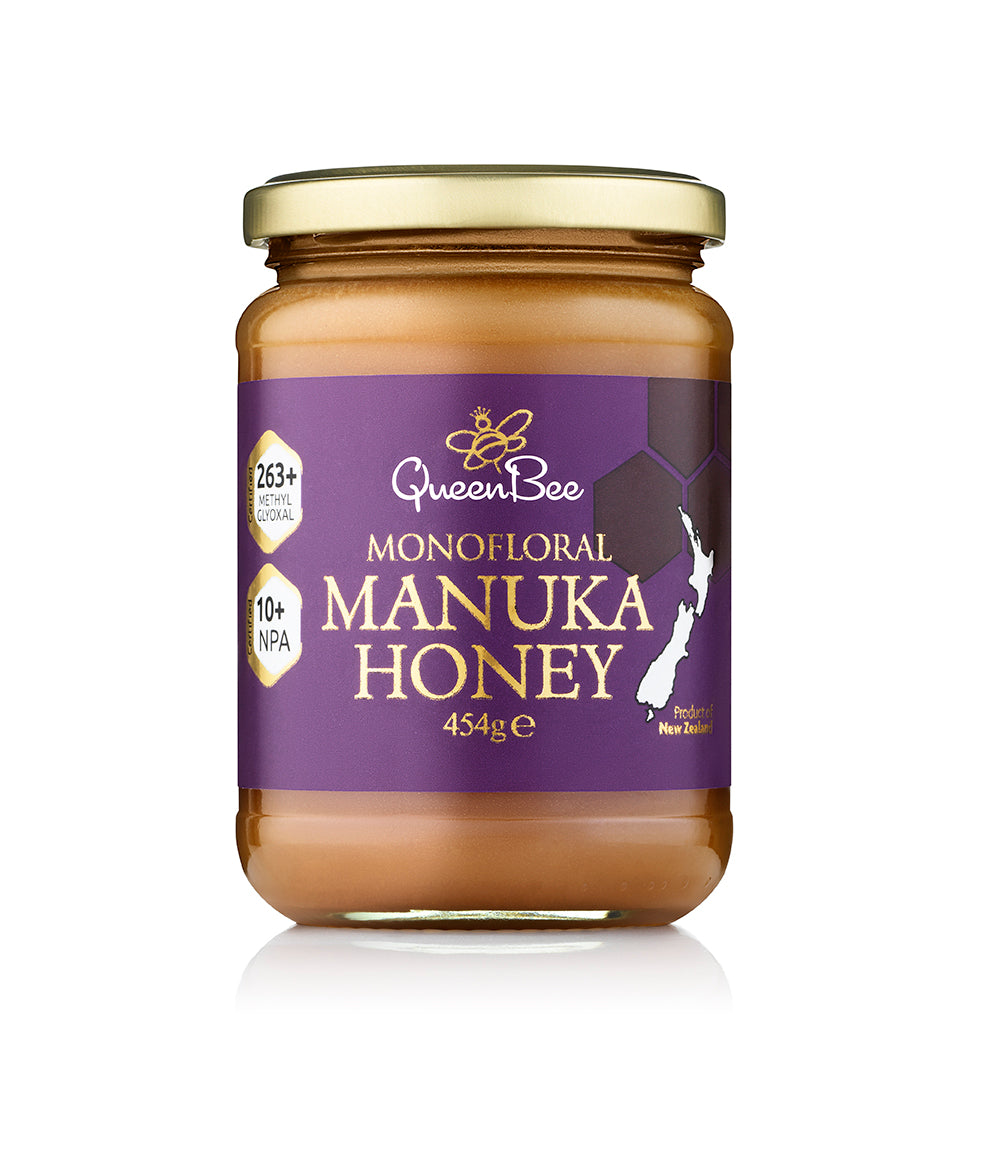 Queen Bee Manuka Honey MG263 - 454g Natural Health World UK