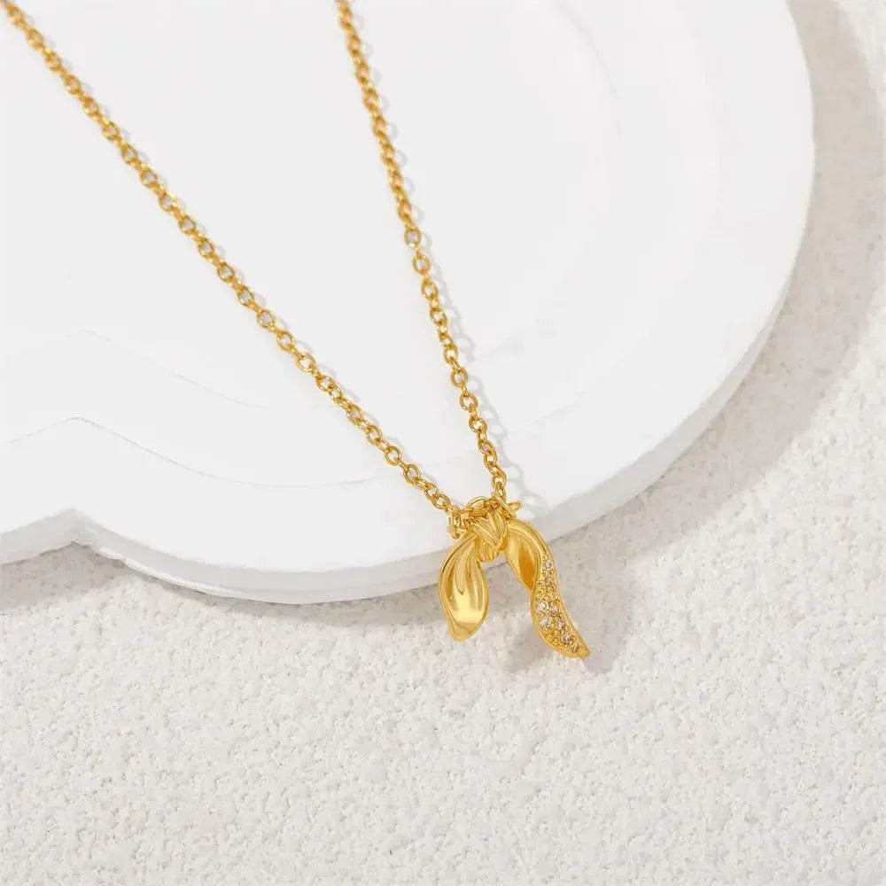 Dainty Bowknot Necklace