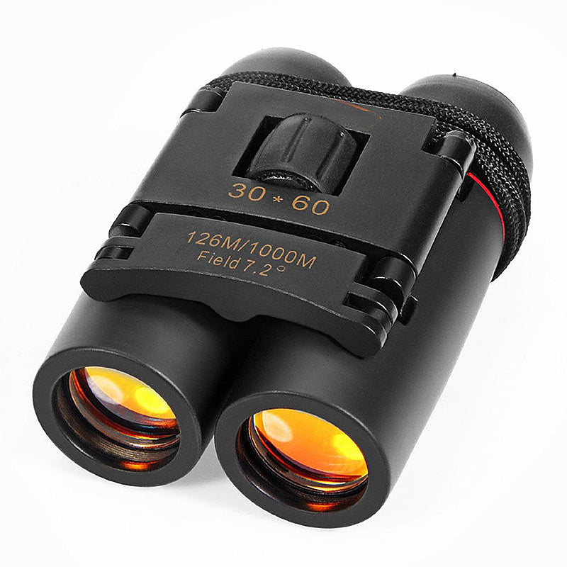 Folding Binoculars Telescope for Outdoor Activities - Black 30x60 Day - Luxe By Sarah