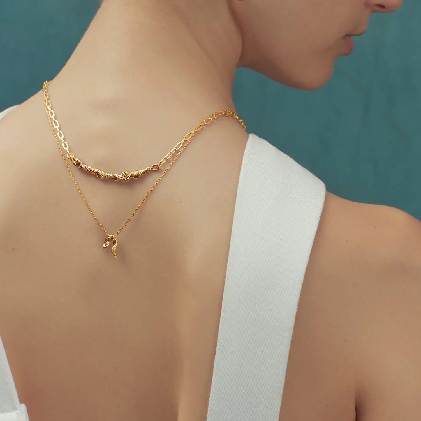 Dainty Bowknot Necklace