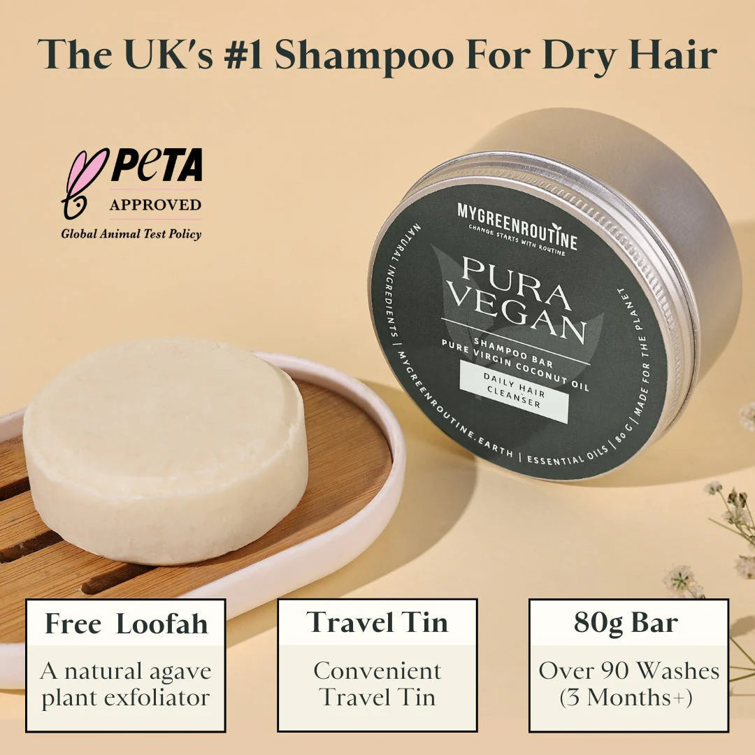 Coconut Shampoo Bar For Dry & Damaged Hair My Green Routine