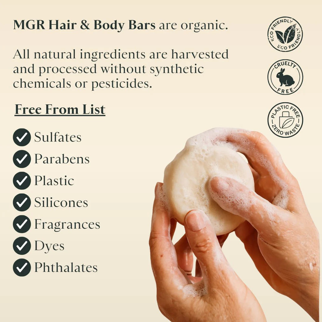 Coconut Shampoo Bar For Dry & Damaged Hair My Green Routine