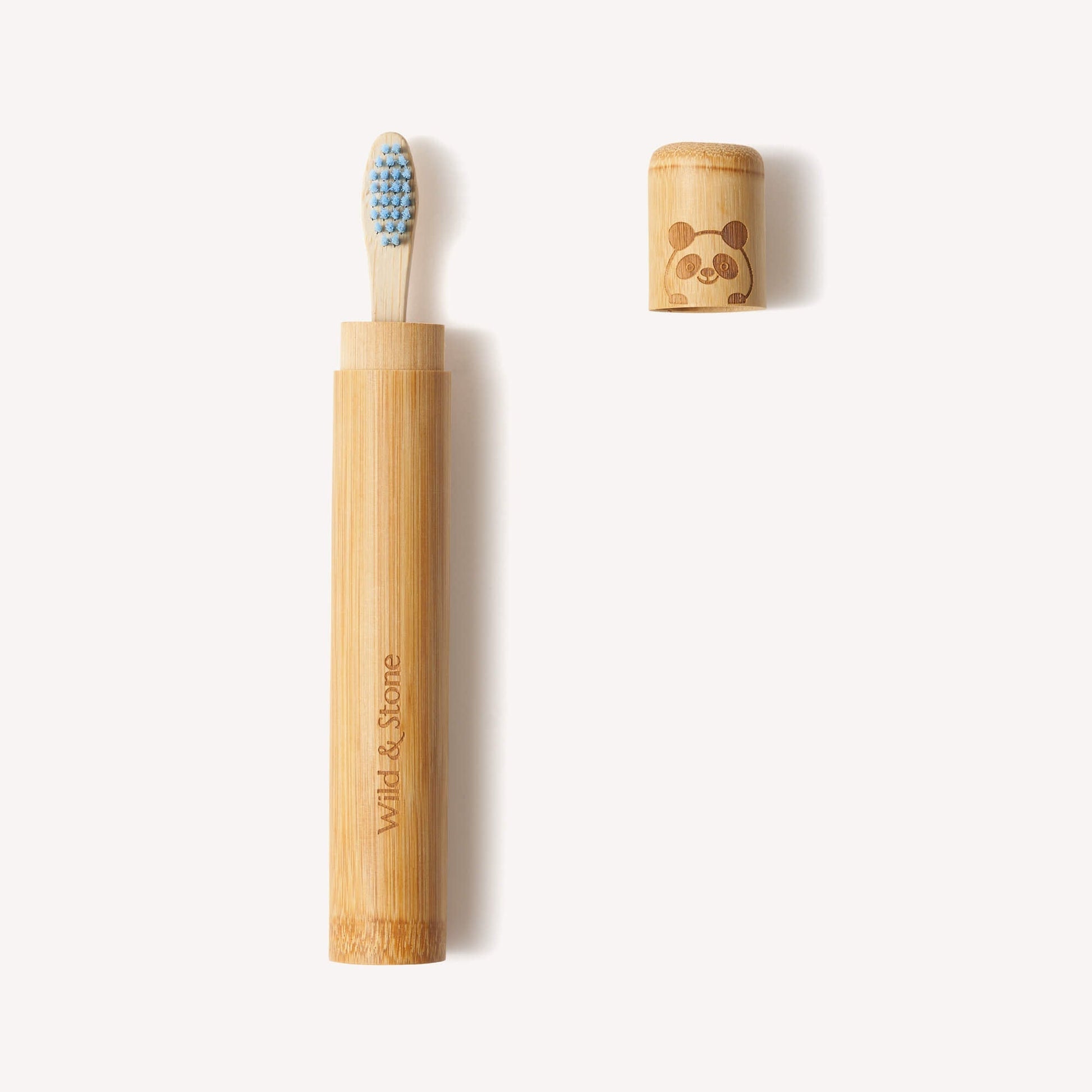 Bamboo Toothbrush Travel Holder - Child Wild And Stone