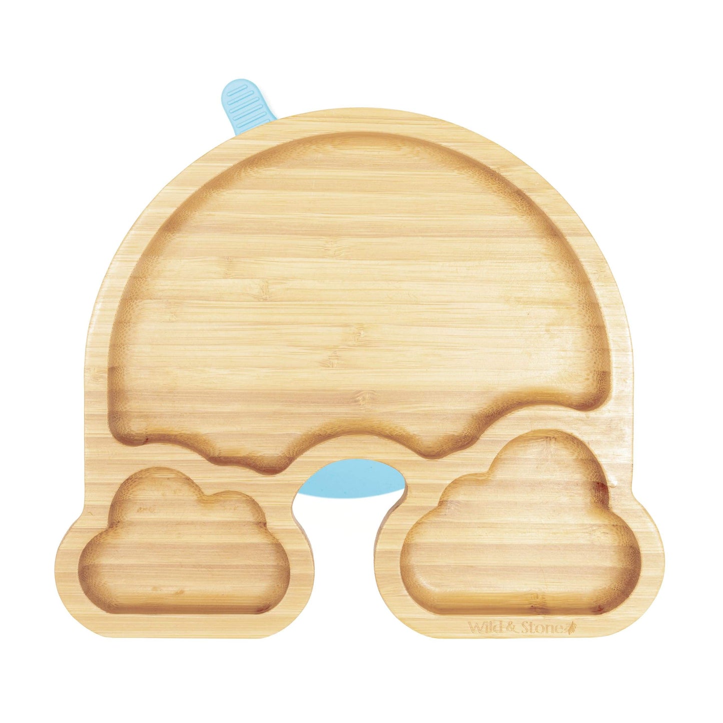Baby Bamboo Weaning Plate Set - Over The Rainbow Wild And Stone