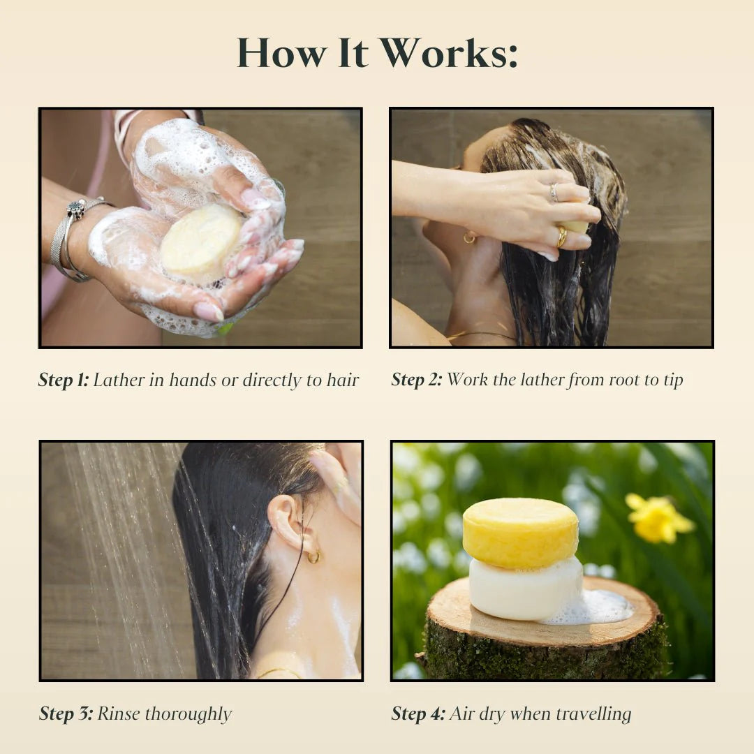 Coconut Shampoo Bar For Dry & Damaged Hair My Green Routine