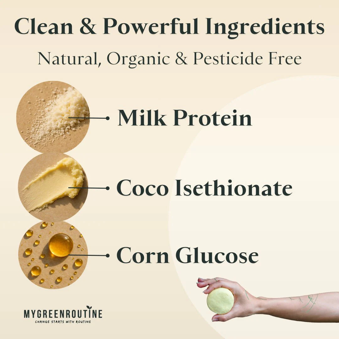 Milk Protein Shampoo Bar For Thin Hair My Green Routine