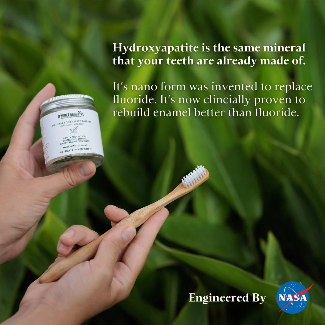 MGR Toothpaste Tablets Glass Jar (100pcs) My Green Routine