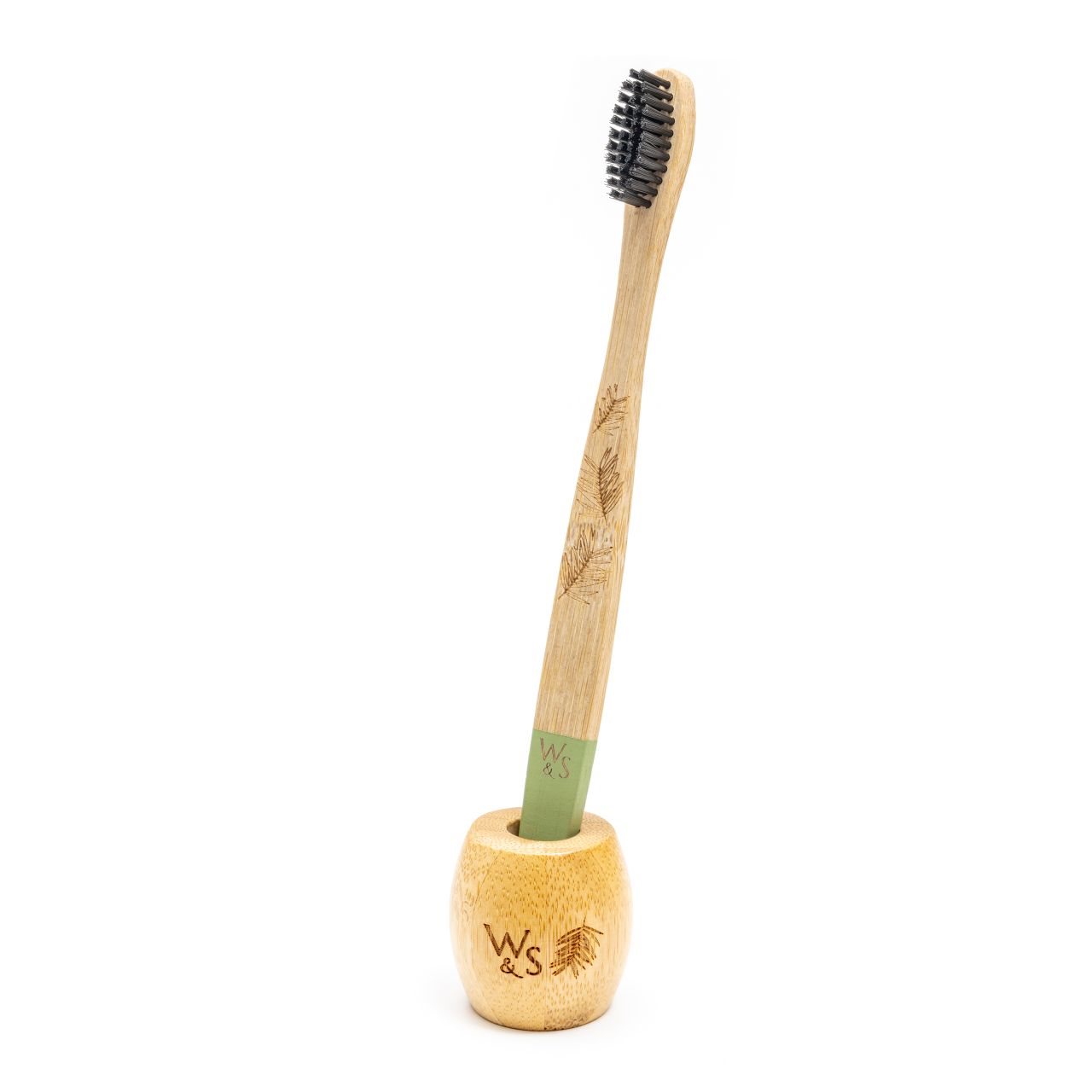 Bamboo Toothbrush Stand - Adult Wild And Stone