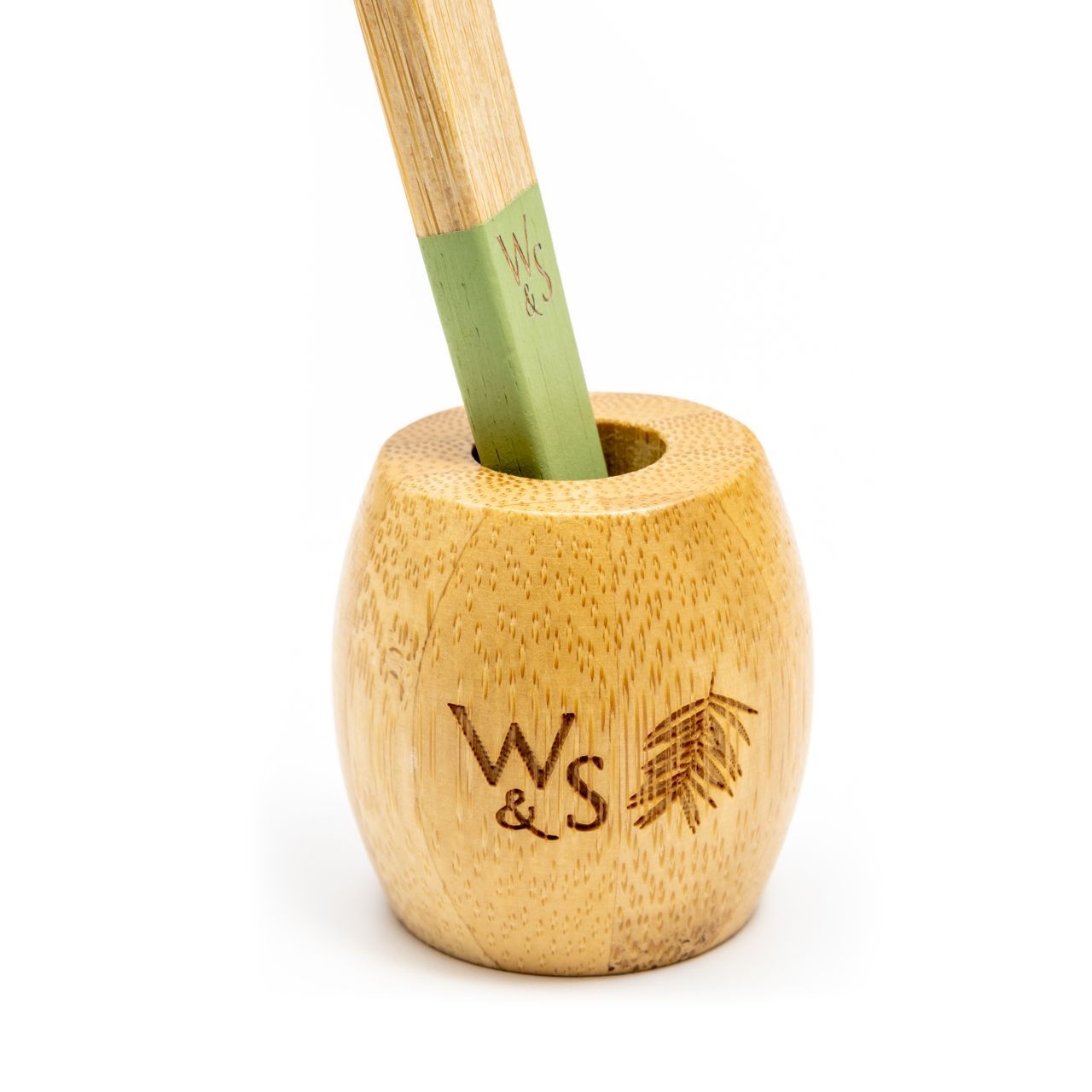 Bamboo Toothbrush Stand - Adult Wild And Stone