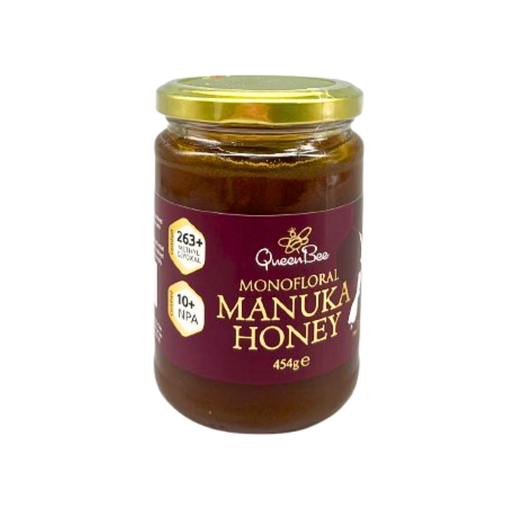 Queen Bee Manuka Honey MG263 - 454g Natural Health World UK