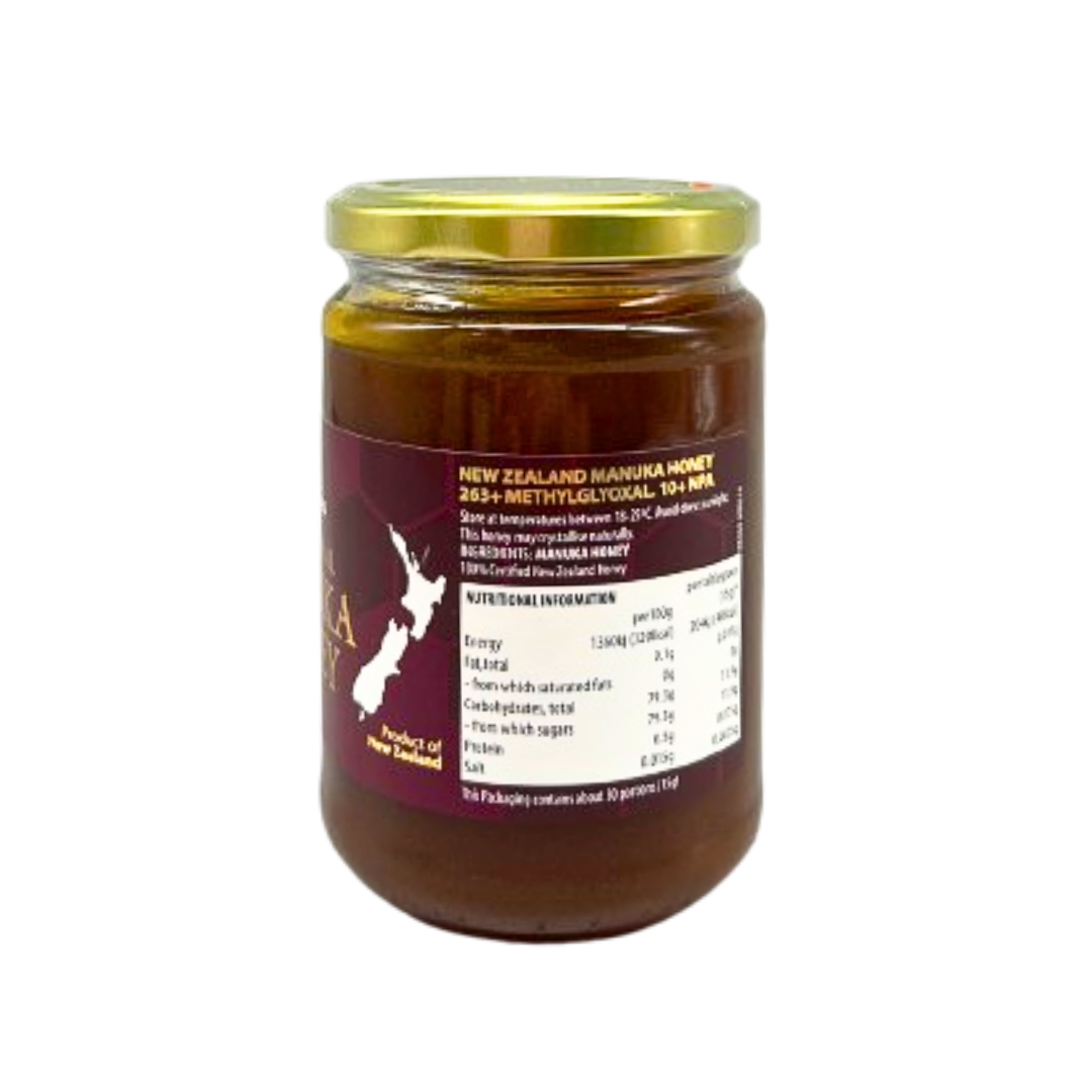 Queen Bee Manuka Honey MG263 - 454g Natural Health World UK