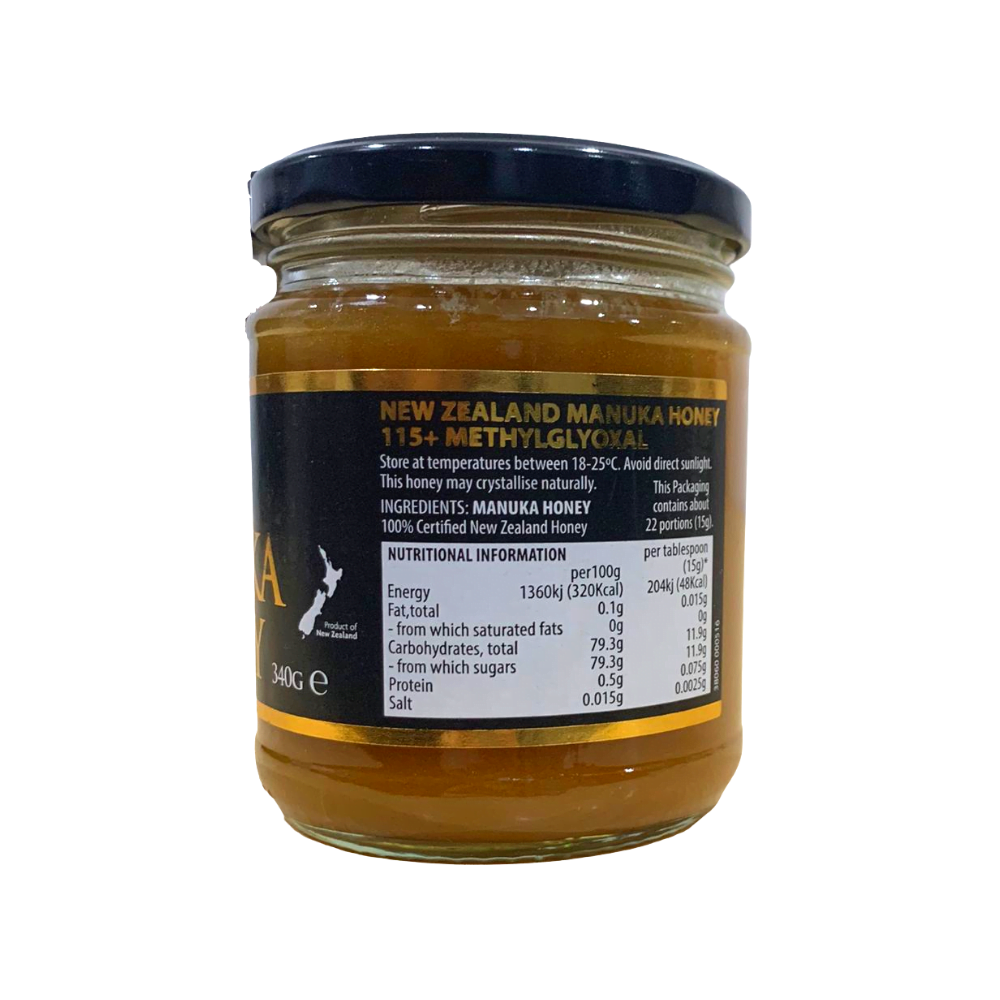 Queen Bee Manuka Honey MG115 - 340g Natural Health World UK