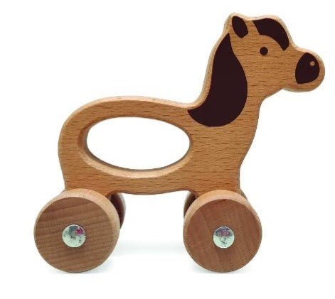 Wooden Animals on Wheels Baby&More