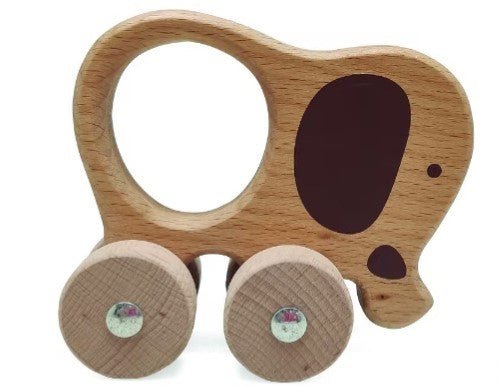 Wooden Animals on Wheels Baby&More