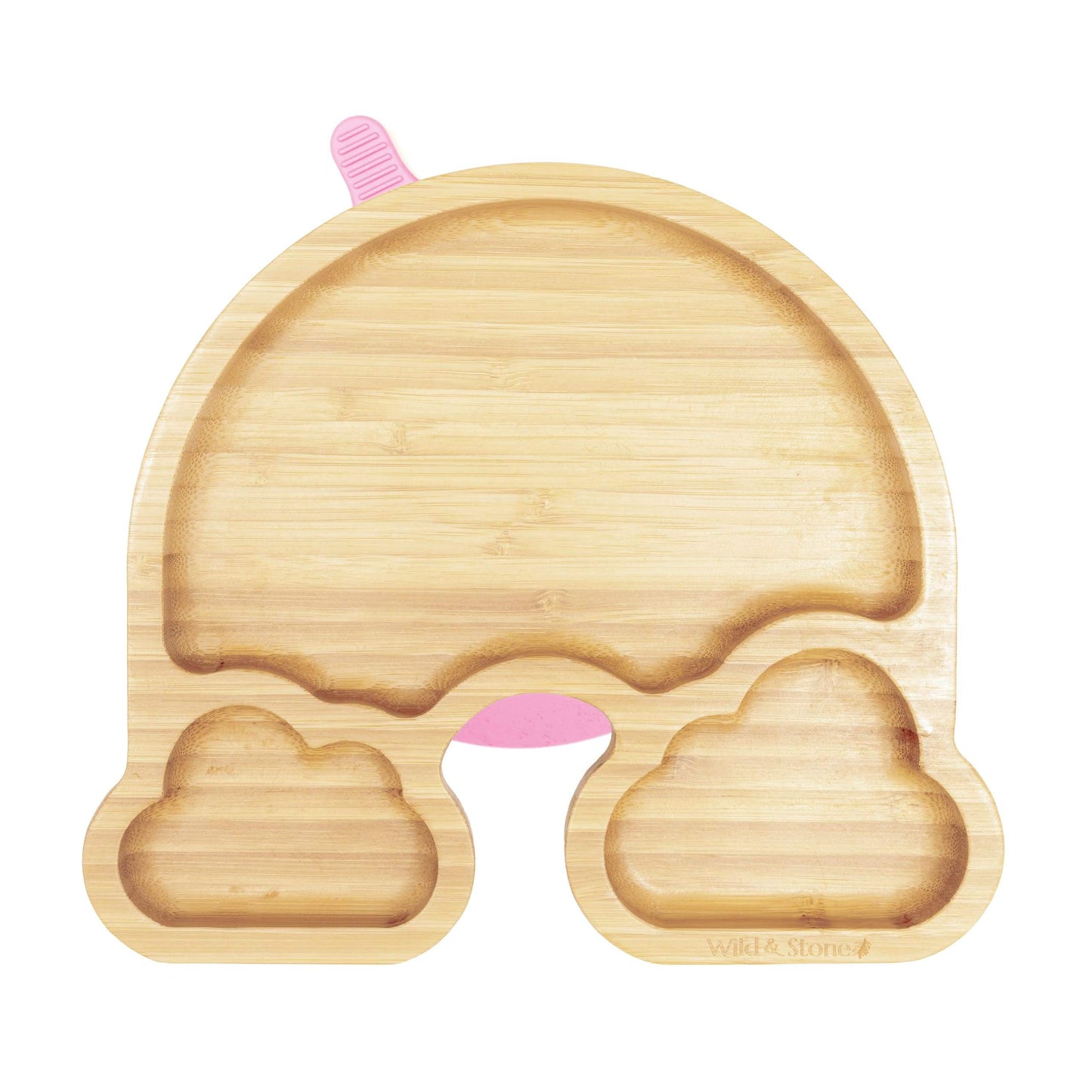Baby Bamboo Weaning Plate Set - Over The Rainbow Wild And Stone
